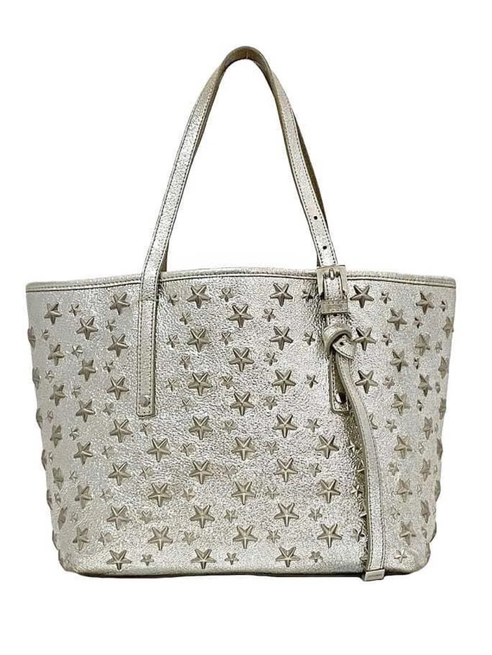 Jimmy Choo Sofia  Bag Silver Star Studded